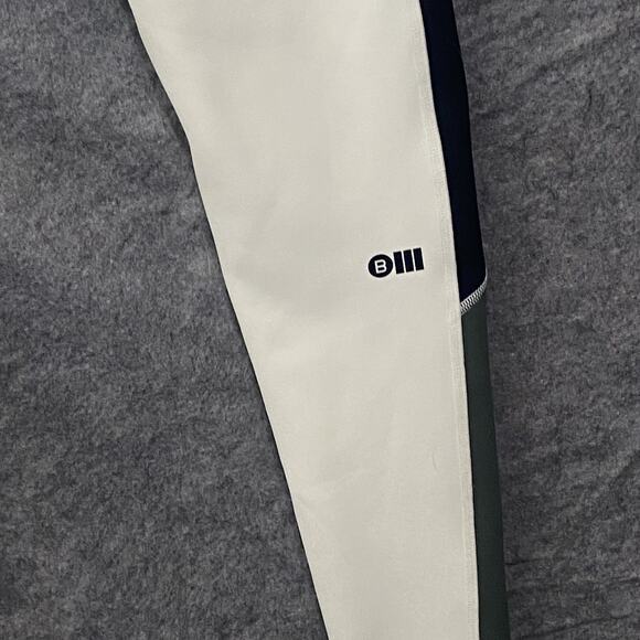 Bandier X Solid & Striped Scuba Leggings Womens Sz S Cream Neoprene‎ Soleil - Picture 4 of 8